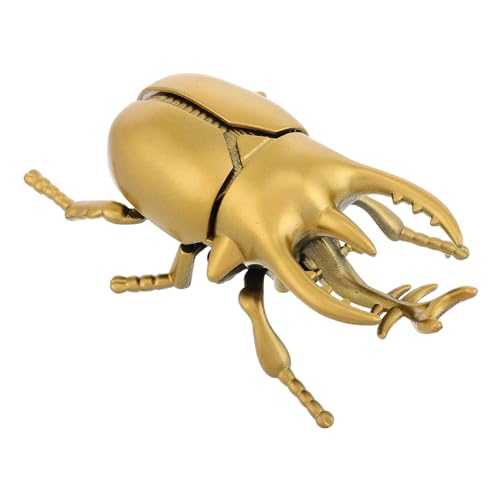 PEPLAYTAL Tierspielzeug Tier für Prank für Partys kakerlake lustiges Wissenschaftliches Halloween-Partygeschenke Plastik Golden PEPLAYTAL Tierspielzeug Tier für Prank für Partys kakerlake lustiges Wissenschaftliches Halloween-Partygeschenke Plastik Golden von PEPLAYTAL