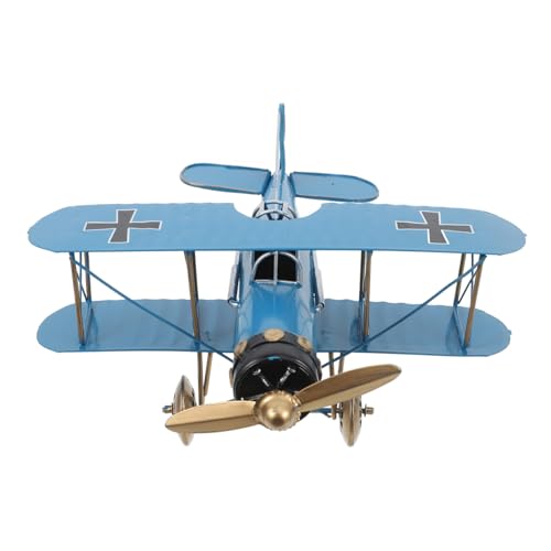 PEPLAYTAL Vintage Flugzeugmodell aus Robustem Metall Dekoratives Retro Flugzeug für Schreibtisch Authentisches Deko objekt mit Zeitlosem Charme für Flugzeugliebhaber und Bürogestaltung PEPLAYTAL Vintage Flugzeugmodell aus Robustem Metall Dekoratives Retro Flugzeug für Schreibtisch Authentisches Deko objekt mit Zeitlosem Charme für Flugzeugliebhaber und Bürogestaltung von PEPLAYTAL