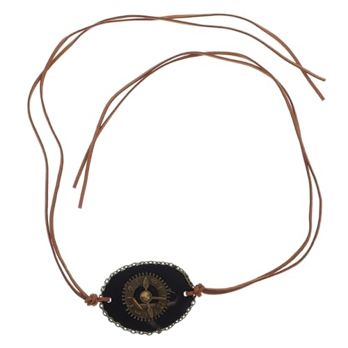 PEPLAYTAL Vintage Punk Single Eye Cover mit Elastischem Band Stylishes Party Accessoire für Halloween Karneval Cosplay und Maskerade Verstellbare Einäugige Augenklappe für Zufällige Farbe PEPLAYTAL Vintage Punk Single Eye Cover mit Elastischem Band Stylishes Party Accessoire für Halloween Karneval Cosplay und Maskerade Verstellbare Einäugige Augenklappe für Zufällige Farbe von PEPLAYTAL