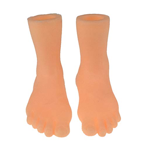 1 Paar weiche Fingerfüße, Puppen, kleine linke und rechte Hand, kreischige Halloween-Party-Fingerhände von PEPWE