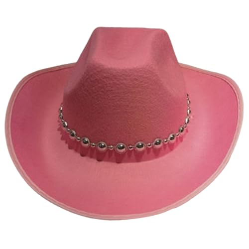 Cowboyhut mit Perlen, Quasten, Handperlen, Kristall, für Mädchen, Jungen, Cowgirl-Hut für Karneval, Musikfestival Cowboyhut mit Perlen, Quasten, Handperlen, Kristall, für Mädchen, Jungen, Cowgirl-Hut für Karneval, Musikfestival von PEPWE