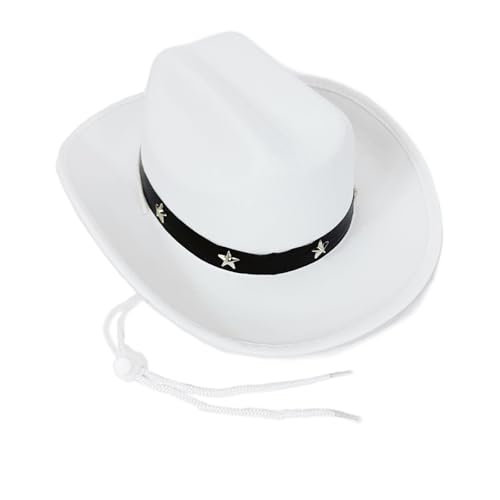 Kinder Westernhut mit Sternnieten, verstellbarer Riemen, für Kinder von 3–12 Jahren, Outdoor- und Partykleidung, Cowboyhüte Kinder Westernhut mit Sternnieten, verstellbarer Riemen, für Kinder von 3–12 Jahren, Outdoor- und Partykleidung, Cowboyhüte von PEPWE