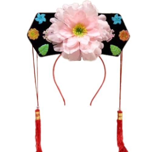 Lustige Haarbänder für Mädchen, chinesische Prinzessin, für Foto-Requisiten, Blumenkopfbedeckung, traditionelles Kostüm, Kopfbedeckung, Qitou Lustige Haarbänder für Mädchen, chinesische Prinzessin, für Foto-Requisiten, Blumenkopfbedeckung, traditionelles Kostüm, Kopfbedeckung, Qitou von PEPWE