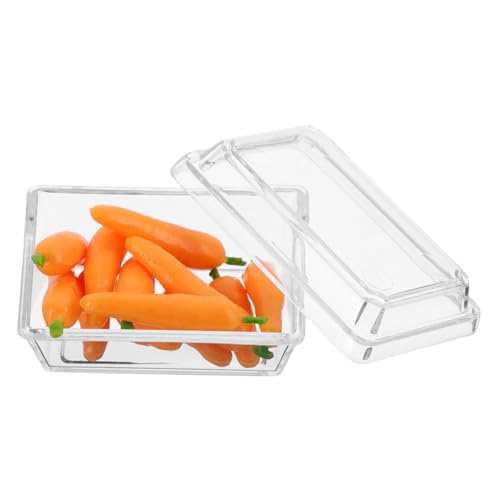 PERSELOSO 1 Box Mini Essbares Gemüse Miniatur Lebensmittel Obst Puppenhaus Zubehör Miniatur Gemüse Mini Puppenhaus Lebensmittel Miniatur Zubehör Puppenhaus Lebensmittel Simulation Mini von PERSELOSO