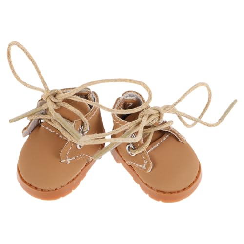 PERSELOSO 1 Paar Puppenschuhe mit Einstellbarem Schnürsenkel Charmante Deko für Puppenstuben Fotografie und Spielzeugzubehör Proportionale Passform für Elegante Puppenhaltung PERSELOSO 1 Paar Puppenschuhe mit Einstellbarem Schnürsenkel Charmante Deko für Puppenstuben Fotografie und Spielzeugzubehör Proportionale Passform für Elegante Puppenhaltung von PERSELOSO