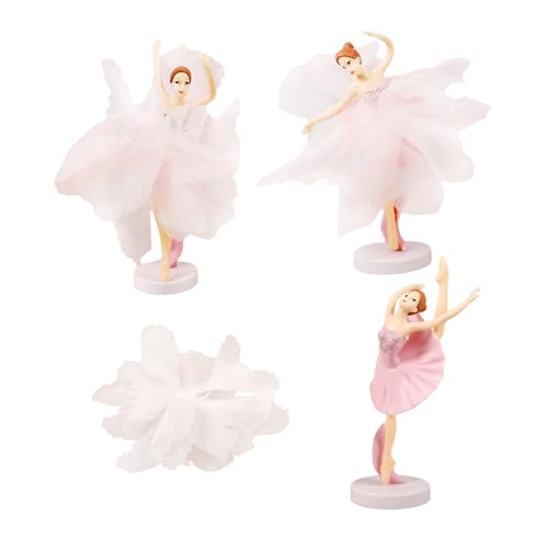 PERSELOSO 6 Stück Ballerina-weihnachtskuchendekorationen Elegante Ballerina-verzierungen Für Partys Und von PERSELOSO