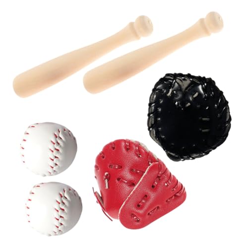 PERSELOSO 1satz Baseball Dekoration Teiliges Mit Miniatur Baseballschläger Handschuh Und Für Puppenhäuser Für Häuser Und Kreative Partydekorationen PERSELOSO 1satz Baseball Dekoration Teiliges Mit Miniatur Baseballschläger Handschuh Und Für Puppenhäuser Für Häuser Und Kreative Partydekorationen von PERSELOSO