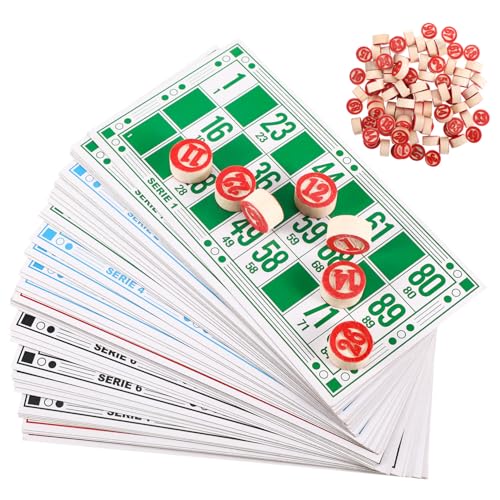 PERSELOSO 1 Satz Bingo-Zahlenschach hühner spielsachen für Schachspielspielzeug Retro Schachspiel. Figurenschachspiel-Requisite logisches Schachspiel- Papier von PERSELOSO