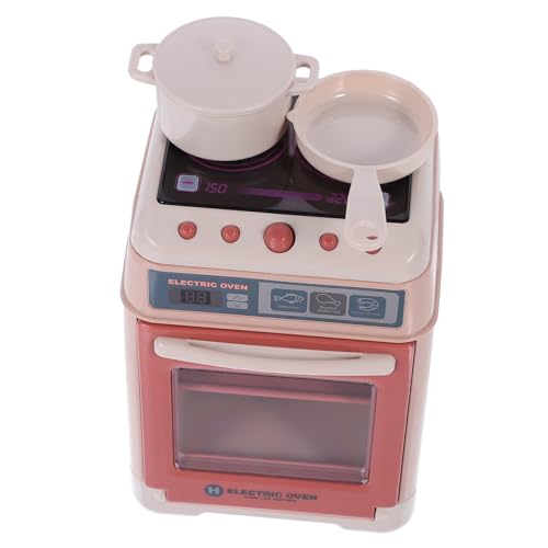 PERSELOSO 1 Satz Elektrischer Elektroofen Simulation Kleiner Ofen Simulation Ofen Schöner Ofen Minibackofen Für Mini-backofen- Für Haushaltsgeräte Rosa Plastik von PERSELOSO