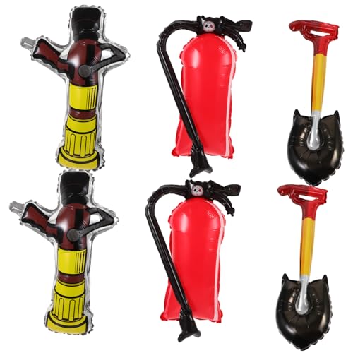 PERSELOSO 1 Satz Feuerwehr Themen Luftballons Feuerlöscher und Schaufel für Feuerwehrgeburtstagsparty Einfache Lagerung und Vielseitige Verwendung PERSELOSO 1 Satz Feuerwehr Themen Luftballons Feuerlöscher und Schaufel für Feuerwehrgeburtstagsparty Einfache Lagerung und Vielseitige Verwendung von PERSELOSO