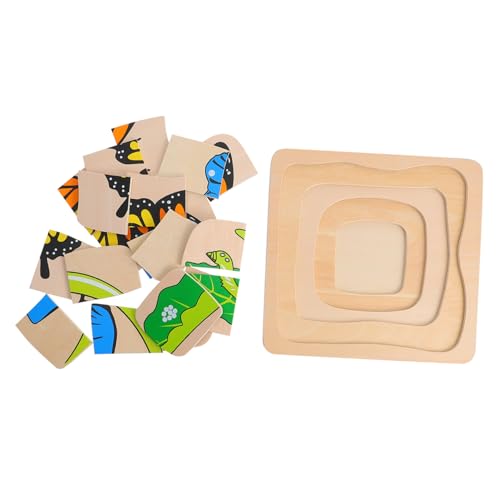 PERSELOSO 1 Satz Holz Puzzle Cartoon Multilayer Jigsaw für Vorstellungskraft und Hand Augen Koordination für und Freizeitaktivitäten PERSELOSO 1 Satz Holz Puzzle Cartoon Multilayer Jigsaw für Vorstellungskraft und Hand Augen Koordination für und Freizeitaktivitäten von PERSELOSO