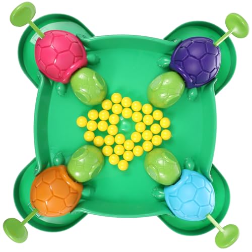 PERSELOSO 1 Satz Interaktives Lernspielzeug Schildkröte Frisst Bohnen Tischspiel für Kleinkinder Pädagogisches für Spieler aus Hochwertigem Material Fördert die Intelligenz von PERSELOSO