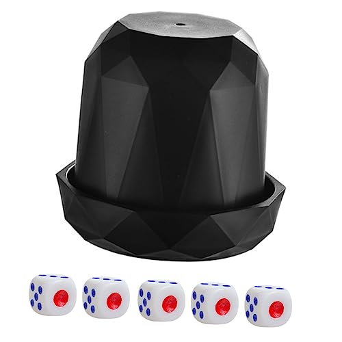 PERSELOSO 1 Satz Kreatives Würfelspielset mit Ruhigem Würfelbecher Teiliges Set für Ktv Partys und Bars Leicht und Tragbar Langlebig und Praktisch für Unterhaltsame Spielabende PERSELOSO 1 Satz Kreatives Würfelspielset mit Ruhigem Würfelbecher Teiliges Set für Ktv Partys und Bars Leicht und Tragbar Langlebig und Praktisch für Unterhaltsame Spielabende von PERSELOSO