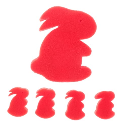 PERSELOSO 1 Satz Magischer Schwamm Mini-hasenfiguren Tierische Schwämme Rot PERSELOSO 1 Satz Magischer Schwamm Mini-hasenfiguren Tierische Schwämme Rot von PERSELOSO