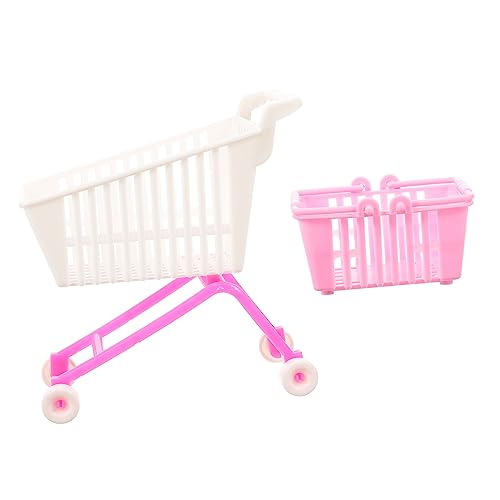 PERSELOSO 1 Satz Mini Einkaufswagen Modell Realistisches Puppenhaus Zubehör mit Pinker Korb für Tischdekoration und Aufbewahrung von Kleinigkeiten Zufällige Farbe Zufällige Farbe PERSELOSO 1 Satz Mini Einkaufswagen Modell Realistisches Puppenhaus Zubehör mit Pinker Korb für Tischdekoration und Aufbewahrung von Kleinigkeiten Zufällige Farbe Zufällige Farbe von PERSELOSO