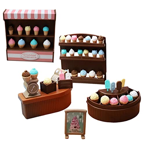 PERSELOSO 1 Satz Mini-Eisdiele Puppe Anzeige für kinderspielzeug gastgeschenke Weihnachten weihachtsgeschenk verschleißfestes Miniaturspielzeug Eisdielen-Ornament Plastik PERSELOSO 1 Satz Mini-Eisdiele Puppe Anzeige für kinderspielzeug gastgeschenke Weihnachten weihachtsgeschenk verschleißfestes Miniaturspielzeug Eisdielen-Ornament Plastik von PERSELOSO