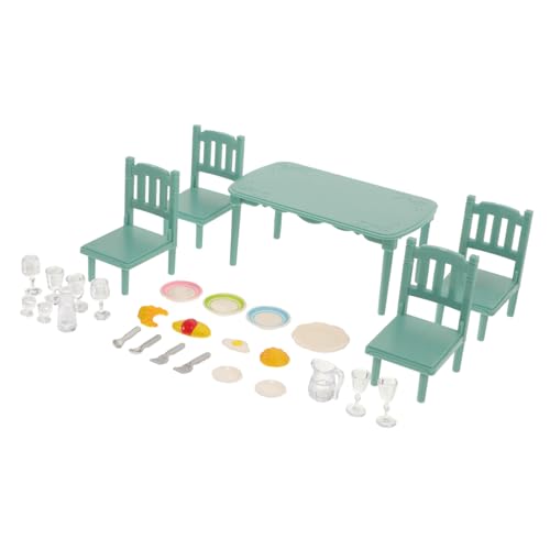 PERSELOSO 1 Satz Mini-Küchenspielzeug Puppen kinderpuppe Kid Toys für kinderspielzeug esszimmerstühle Mini-Plastikstühle Puppenhaus-Ministühle Mini-Küchenmöbel von PERSELOSO