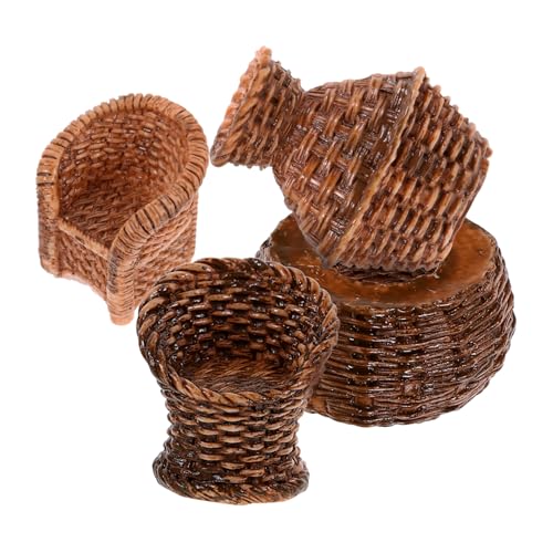 PERSELOSO 1 Satz Mini-Tisch- und Stuhlmodell Dekoration Geburtstagsgeschenk Mikro-Landschaftsornamente Puppen eincremehilfe Mini-Hausverzierung Miniaturmöbelmodell Harz Light Brown PERSELOSO 1 Satz Mini-Tisch- und Stuhlmodell Dekoration Geburtstagsgeschenk Mikro-Landschaftsornamente Puppen eincremehilfe Mini-Hausverzierung Miniaturmöbelmodell Harz Light Brown von PERSELOSO