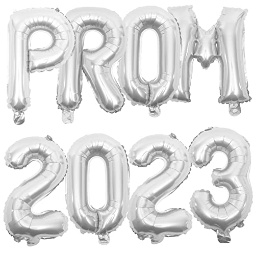 PERSELOSO 1 Satz Partyballons Banner für den Abschlussball 2023 Ballongirland -Kit wand polsterung room decoration Abschlussdekore ballons geburtstagsfeier dekoration Aluminiumfolie Silver PERSELOSO 1 Satz Partyballons Banner für den Abschlussball 2023 Ballongirland -Kit wand polsterung room decoration Abschlussdekore ballons geburtstagsfeier dekoration Aluminiumfolie Silver von PERSELOSO