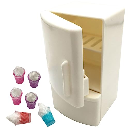 PERSELOSO 1 Satz Puppenhaus Kühlschrank bastelset basteln für spielzeuge für Hausmodell Space Saver Spielzeugkühlschrank für Modell mikro kühlschrank Plastik PERSELOSO 1 Satz Puppenhaus Kühlschrank bastelset basteln für spielzeuge für Hausmodell Space Saver Spielzeugkühlschrank für Modell mikro kühlschrank Plastik von PERSELOSO