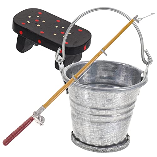 PERSELOSO Komplette Miniatur-heimszene – Set Mit 3 Mini-angelruten-spielzeugen Für Kinder Und Dekorativen Miniatur-werkzeugen PERSELOSO Komplette Miniatur-heimszene – Set Mit 3 Mini-angelruten-spielzeugen Für Kinder Und Dekorativen Miniatur-werkzeugen von PERSELOSO