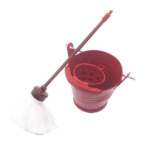PERSELOSO 1 Satz Putzeimer Wischmop Mopp-Modell Pädagogisches Eimer-Modell Puppenhauszubehör Mini-hausbedarf Fotodekoration Mini-schnallendekor Mini-Eimer-mopp-kit Legierung PERSELOSO 1 Satz Putzeimer Wischmop Mopp-Modell Pädagogisches Eimer-Modell Puppenhauszubehör Mini-hausbedarf Fotodekoration Mini-schnallendekor Mini-Eimer-mopp-kit Legierung von PERSELOSO