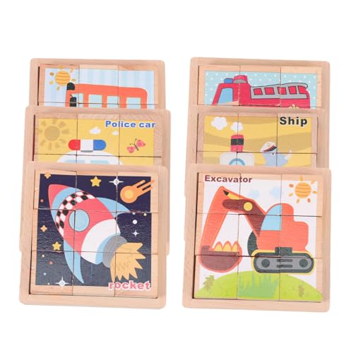 PERSELOSO 1 Satz Sechsseitige Malbausteine Puzzle Kreatives Rätsel Cartoon-rätsel Kinderspielzeug Bildungsspielzeug Rätsel Zum Frühen Lernen Bildungsrätsel Holz PERSELOSO 1 Satz Sechsseitige Malbausteine Puzzle Kreatives Rätsel Cartoon-rätsel Kinderspielzeug Bildungsspielzeug Rätsel Zum Frühen Lernen Bildungsrätsel Holz von PERSELOSO