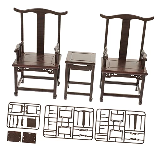 PERSELOSO 1 Satz Simulationstisch Und Stuhl Hausmöbel Montagesessel Kinderspielzeug Zum Zusammenbauen Vintage-Sessel-Puzzle Spielhaus Montagestuhl Puzzle-montagestuhlform Plastik PERSELOSO 1 Satz Simulationstisch Und Stuhl Hausmöbel Montagesessel Kinderspielzeug Zum Zusammenbauen Vintage-Sessel-Puzzle Spielhaus Montagestuhl Puzzle-montagestuhlform Plastik von PERSELOSO