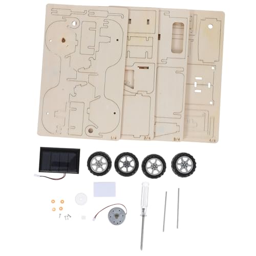 PERSELOSO 1 Satz Solarbetriebener Auto Bausatz für DIY Experimentierkasten für Wissenschaftliche Projekte Leicht Zusammenbaubar für Kreative Lernstunden Fördert Handwerkliches Geschick und von PERSELOSO