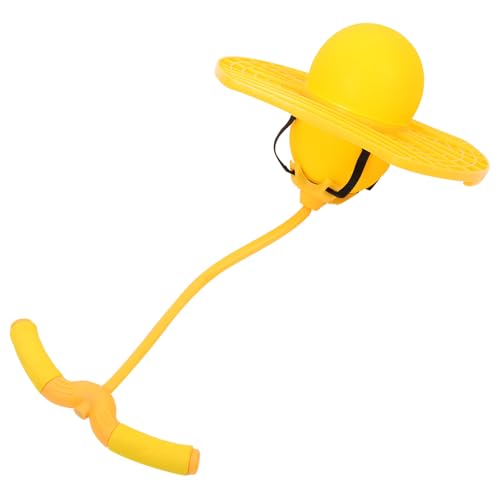 PERSELOSO 1 Satz Springball mit Griff Activity für für Kid Toys Outdoor sportgeräte für draußen Toys luftball Yellow von PERSELOSO