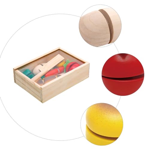 PERSELOSO 1 Satz Teiliges Holzspielzeug für Frucht Schneide für Rollenspiele der Küche Fördert Motorische Fähigkeiten und Kreativität PERSELOSO 1 Satz Teiliges Holzspielzeug für Frucht Schneide für Rollenspiele der Küche Fördert Motorische Fähigkeiten und Kreativität von PERSELOSO