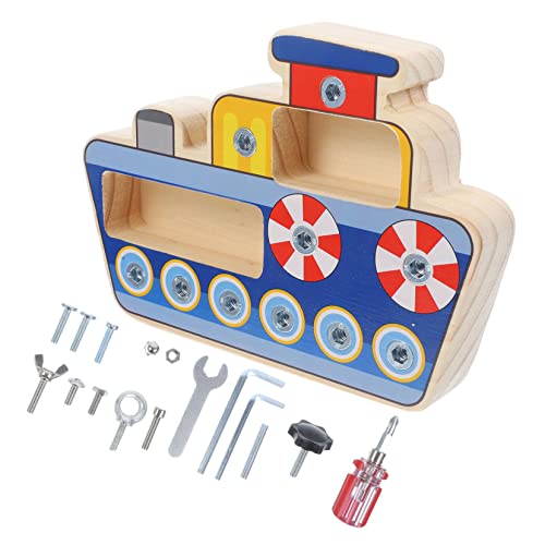 PERSELOSO 1 Satz Wiederverwendbares Holzspielzeug für Schraubendreher Brett mit Schrauben und Muttern Pädagogisches Sensory Toy Kognitiven Fähigkeiten und Praktischen Fähigkeiten Geeignet PERSELOSO 1 Satz Wiederverwendbares Holzspielzeug für Schraubendreher Brett mit Schrauben und Muttern Pädagogisches Sensory Toy Kognitiven Fähigkeiten und Praktischen Fähigkeiten Geeignet von PERSELOSO