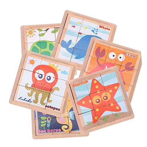 PERSELOSO 1 Satz sechsseitige Malbausteine Bildungsrätsel Cartoon-Puzzle Rätsel zum frühen Lernen Puzzle-Block kreatives Rätsel Cartoon-Rätsel Kinderpuzzle Holz PERSELOSO 1 Satz sechsseitige Malbausteine Bildungsrätsel Cartoon-Puzzle Rätsel zum frühen Lernen Puzzle-Block kreatives Rätsel Cartoon-Rätsel Kinderpuzzle Holz von PERSELOSO