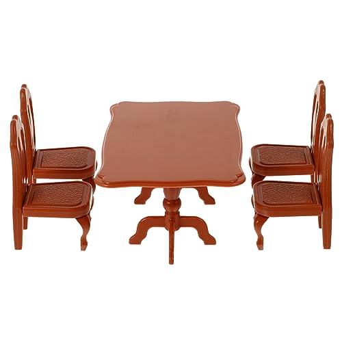 PERSELOSO 1 Set Esstisch Und Stuhl Modell Mini Möbel Modell Miniatur Möbel Spielhaus Zubehör Mini Möbel Miniatur Szene Mini Möbel Simulierte Möbel Orange Pp PERSELOSO 1 Set Esstisch Und Stuhl Modell Mini Möbel Modell Miniatur Möbel Spielhaus Zubehör Mini Möbel Miniatur Szene Mini Möbel Simulierte Möbel Orange Pp von PERSELOSO