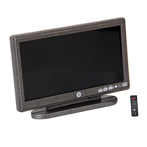 PERSELOSO 1 Set Flachbildfernseher Modell Für Schreibtischmodell Kinderdekor Mini Mini Möbel Puppenhaus Mini Zubehör Puppenhaus Fernseher Mini Tv Modell Grauer PERSELOSO 1 Set Flachbildfernseher Modell Für Schreibtischmodell Kinderdekor Mini Mini Möbel Puppenhaus Mini Zubehör Puppenhaus Fernseher Mini Tv Modell Grauer von PERSELOSO