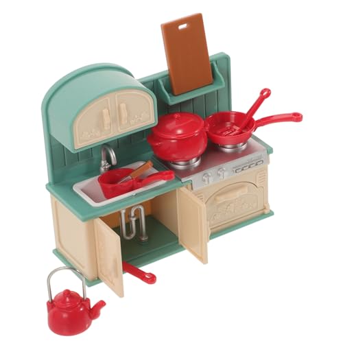 PERSELOSO 1 Set Mini Küchenspielzeug Mini Mädchenspielzeug Kleines Küchenutensilien Winzige Häuser Kinderspielzeug Puppenhauszubehör Puppenhausmöbel Winzige Häuser Zubehör von PERSELOSO