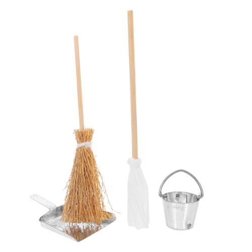 PERSELOSO 1 Set Miniatur Szene Requisiten Dekorationsmodelle Kehrschaufel Ornament Besen Miniaturen Mopp Mini Möbelmodell Mopp Simulierter Mopp Simulationsmopp PERSELOSO 1 Set Miniatur Szene Requisiten Dekorationsmodelle Kehrschaufel Ornament Besen Miniaturen Mopp Mini Möbelmodell Mopp Simulierter Mopp Simulationsmopp von PERSELOSO