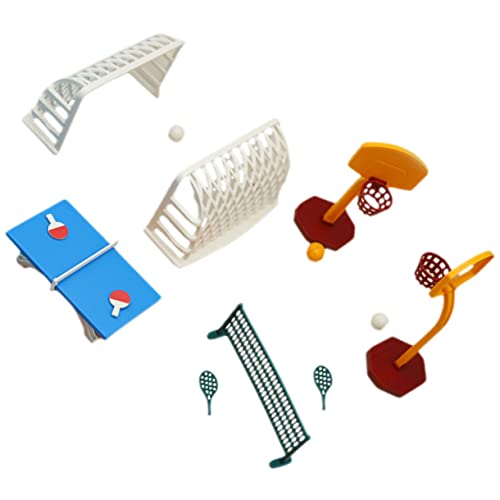 PERSELOSO 1 Set Puppenhaus Basketballkorb Ankleidepuppe Babyparty Dekorationen Mini Puppe Basketball Miniatur Mini Puppen Puppenhäuser Für Mädchen Filmpuppe Ornament von PERSELOSO