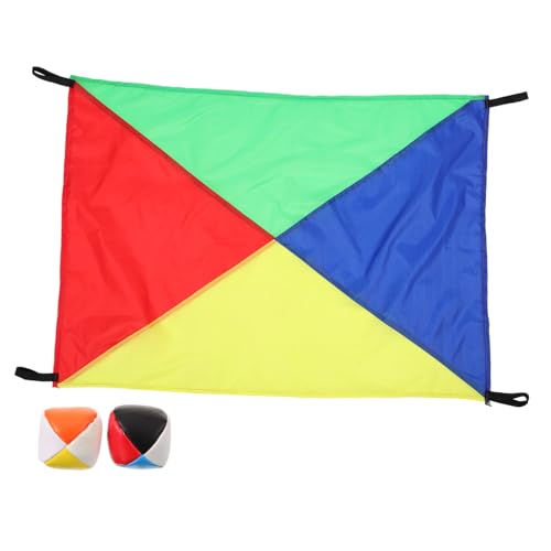 PERSELOSO 1 Set Sensorische Fitnessgeräte Sensorisches Für Babys Regenbogen Fallschirm Für Outdoor Spiele Für Outdoor Sensorik Lernspielzeug Kinderspielzeug Bunt von PERSELOSO