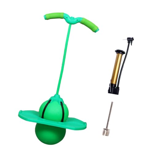 PERSELOSO 1 Set Sportspielzeug Für Outdoor Übungsball Sprungsportzubehör Lustiges Sportspielzeug Sprungball Mit Griff Grün von PERSELOSO