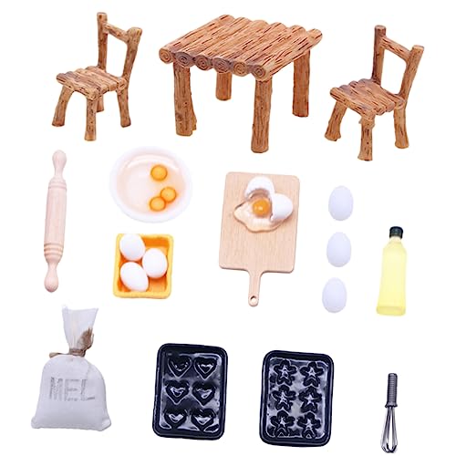 PERSELOSO 1 Set Süßigkeiten Szenenzubehör Puppenhausmöbel Puppenhauszubehör Dekorationen Modelle Mini Hausschmuck Miniaturmöbel Holzpuppenhausmodell Kunststoff von PERSELOSO