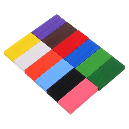 PERSELOSO 1 Set Vorschulspielzeug Leichte Reisedominosteine ​​Mini Dominosteine ​​Dominospiel Dominotisch Zug Dominozubehör Brettspiele Mini Brettspiele Interessantes Dominospielzeug Aus von PERSELOSO