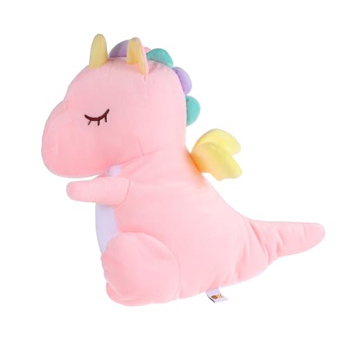 PERSELOSO 1 Stück Engel Dinosaurierpuppe Kuscheltier für saurier Kuscheltier Dino Dinosaur Kid Toys Kinderspielzeug Kindergeschenk Plüsch Rosa von PERSELOSO
