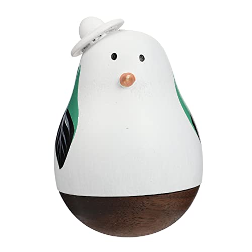 PERSELOSO 1 Stück Holz Vogel Stehauf Figur Dekoratives Tischspielzeug für Heim Hochzeit Geburtstagsfeier Charmante Tischdekoration für PERSELOSO 1 Stück Holz Vogel Stehauf Figur Dekoratives Tischspielzeug für Heim Hochzeit Geburtstagsfeier Charmante Tischdekoration für von PERSELOSO