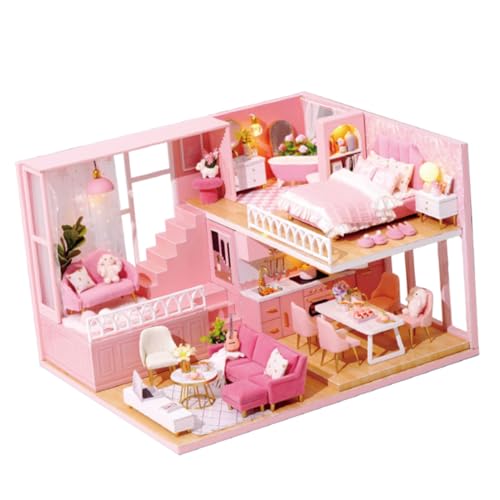 PERSELOSO 1 Stück Kabinenmodell Miniatur DIY Wohnung Mini-Wohnung Wohnung Selber Bauen Miniatur DIY Mini- Zum Selbermachen von PERSELOSO