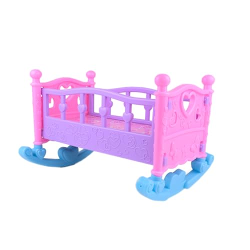 PERSELOSO 1 Stück Schaukelbett für Puppen deko für Fun Toys for Bunt bemaltes Toys intellektuelles Simulationsmöbelspielzeug von PERSELOSO