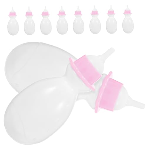 PERSELOSO 10 Stück Babyflasche Lernspielzeug Für Werkzeug Zum Füttern Von Kindern Geben Vor, Modell Zu Sein Puppenmilchflasche Kleine Trinkflasche Babypuppensachen Weiß Plastik PERSELOSO 10 Stück Babyflasche Lernspielzeug Für Werkzeug Zum Füttern Von Kindern Geben Vor, Modell Zu Sein Puppenmilchflasche Kleine Trinkflasche Babypuppensachen Weiß Plastik von PERSELOSO