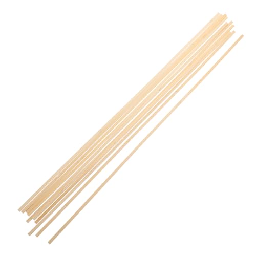 PERSELOSO 10 Stück Bambusstäbe für Kite Bau Robuste Holzstäbchen für Diy Projekte Bastelmaterial für Kreative Aktivitäten und Schulprojekte und Vielseitig Einsetzbar von PERSELOSO