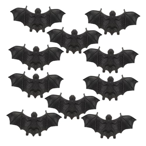 PERSELOSO 10 Stück Halloween Dekorationen Tiermodelle Für Halloween Realistische Fledermäuse Halloween Fledermaus Aufkleber Halloween Knopfabdeckungen Halloween Fledermaus PERSELOSO 10 Stück Halloween Dekorationen Tiermodelle Für Halloween Realistische Fledermäuse Halloween Fledermaus Aufkleber Halloween Knopfabdeckungen Halloween Fledermaus von PERSELOSO