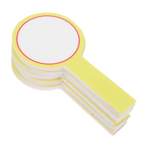 PERSELOSO 10 Stück Kleine Trocken Abwischbare Tafeln Antwortpaddel Tragbares Whiteboard Whiteboard-paddel Wahlpaddel Im Klassenzimmer Auktionspaddel Auktions-gebotspaddel Yellow Plastik PERSELOSO 10 Stück Kleine Trocken Abwischbare Tafeln Antwortpaddel Tragbares Whiteboard Whiteboard-paddel Wahlpaddel Im Klassenzimmer Auktionspaddel Auktions-gebotspaddel Yellow Plastik von PERSELOSO